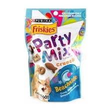 Purina Friskies Cat Treat Party Mix Beachside Crunch 60gm